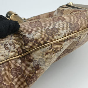 Secondhand Gucci Indy Babouska beige×Multicolour PVC coated canvas 185566 shoulderbag | stylenewstar