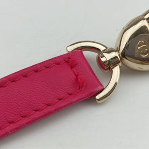 Pre-owned Christian Dior Lady Dior Rose lambskin shoulderbag | stylenewstar