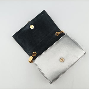 Secondhand Yves Saint Laurent KATE Silver Leather 354120 shoulderbag | stylenewstar