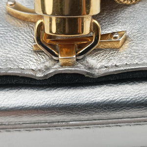 Secondhand Yves Saint Laurent KATE Silver Leather 354120 shoulderbag | stylenewstar