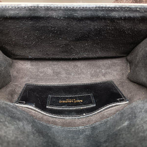 Secondhand Yves Saint Laurent KATE Silver Leather 354120 shoulderbag | stylenewstar