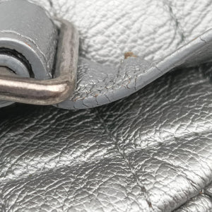 Pre-owned Chanel Matelasse Silver Leather A94102 bum bag/waist bag | stylenewstar