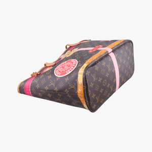 Pre-owned Louis Vuitton Neverfull MM Summer Trunk brown×Multicolor Monogram Canvas M41390 shoulderbag | stylenewstar
