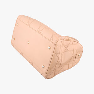 Pre-owned Christian Dior Granville Beige lambskin handbag | stylenewstar