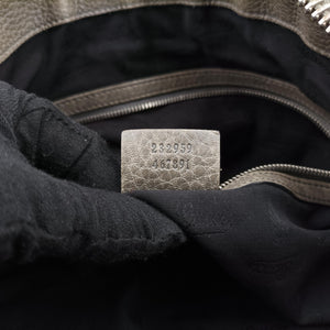 Pre-owned Gucci Medium Bamboo Green Leather 232959 handbag | stylenewstar