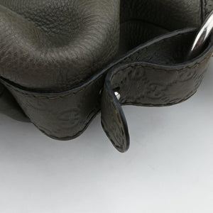 Pre-owned Gucci Medium Bamboo Green Leather 232959 handbag | stylenewstar