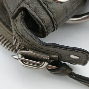 Pre-owned Gucci Medium Bamboo Green Leather 232959 handbag | stylenewstar