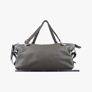 Pre-owned Gucci Medium Bamboo Green Leather 232959 handbag | stylenewstar