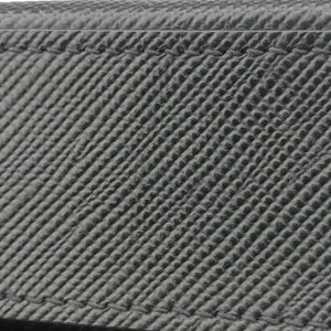 Pre-owned Prada Bicolor Saffiano Cuir Flap Blue x Black Leather×SAFFIANO Leather shoulderbag | stylenewstar