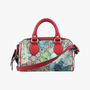 Pre-owned Gucci GG Blooms beige×Multicolour PVC coated canvas 546312 shoulderbag | stylenewstar