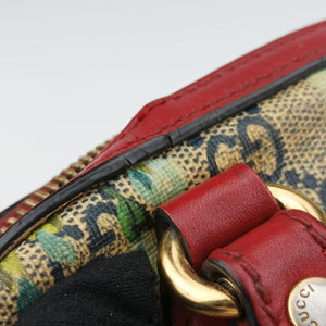 Pre-owned Gucci GG Blooms beige×Multicolour PVC coated canvas 546312 shoulderbag | stylenewstar