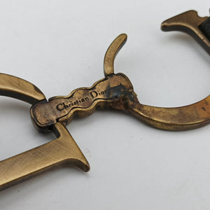 Pre-owned Christian Dior Saddle Black Leather handbag | stylenewstar