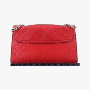 Vintage Gucci Emily Red Leather 295402 shoulderbag | stylenewstar