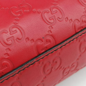 Vintage Gucci Emily Red Leather 295402 shoulderbag | stylenewstar