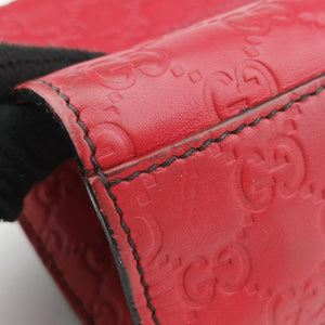 Vintage Gucci Emily Red Leather 295402 shoulderbag | stylenewstar