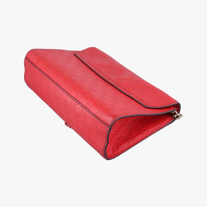 Vintage Gucci Emily Red Leather 295402 shoulderbag | stylenewstar