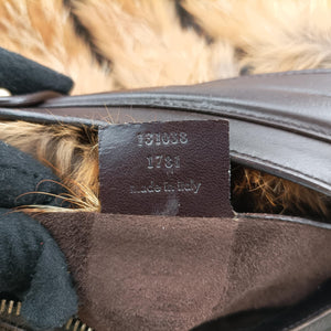 Pre-owned Gucci Bamboo Ring Hobo Brown mink 131038 handbag | stylenewstar