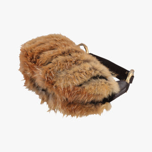 Pre-owned Gucci Bamboo Ring Hobo Brown mink 131038 handbag | stylenewstar