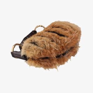 Pre-owned Gucci Bamboo Ring Hobo Brown mink 131038 handbag | stylenewstar