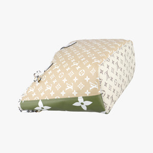 Pre-owned Louis Vuitton Neverfull MM Green Monogram Giant M44568 shoulderbag | stylenewstar