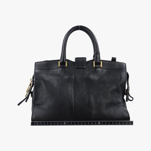 Pre-owned Yves Saint Laurent Cabas ChYc Mini Black Leather 311222 shoulderbag | stylenewstar
