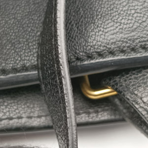 Pre-owned Yves Saint Laurent Cabas ChYc Mini Black Leather 311222 shoulderbag | stylenewstar