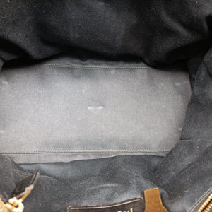 Pre-owned Yves Saint Laurent Cabas ChYc Mini Black Leather 311222 shoulderbag | stylenewstar