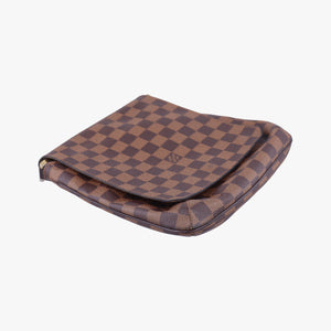 Pre-owned Louis Vuitton Mustet Salsa (Long strap) EBENE Damier Canvas N51300 shoulderbag | stylenewstar