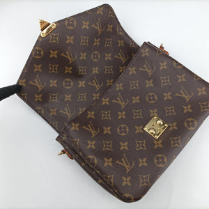 Pre-owned Louis Vuitton Pochette Metis MM Brown Monogram Canvas M44875 shoulderbag | stylenewstar