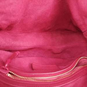 Vintage Christian Dior Saddle Red Leather shoulderbag | stylenewstar