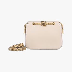 Secondhand Fendi Touch Beige Leather 8BT349 shoulderbag | stylenewstar