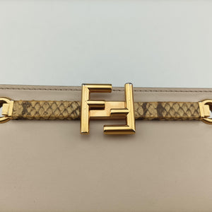 Secondhand Fendi Touch Beige Leather 8BT349 shoulderbag | stylenewstar