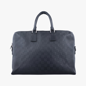 Pre-owned Louis Vuitton Porte Documents Jour Noir Damier Graphite N48224 handbag | stylenewstar