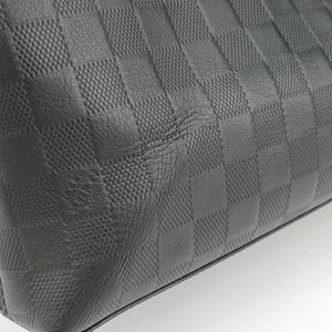 Pre-owned Louis Vuitton Porte Documents Jour Noir Damier Graphite N48224 handbag | stylenewstar