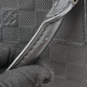 Pre-owned Louis Vuitton Porte Documents Jour Noir Damier Graphite N48224 handbag | stylenewstar