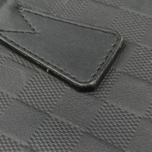 Pre-owned Louis Vuitton Porte Documents Jour Noir Damier Graphite N48224 handbag | stylenewstar