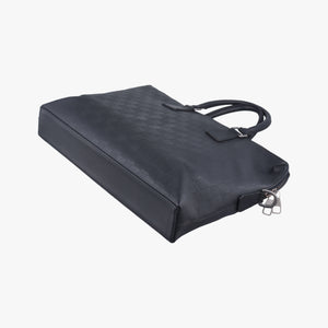 Pre-owned Louis Vuitton Porte Documents Jour Noir Damier Graphite N48224 handbag | stylenewstar