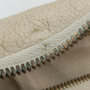 Pre-owned Gucci Gucci print White Leather 530412 bum bag/waist bag | stylenewstar