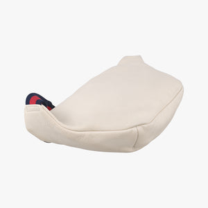 Pre-owned Gucci Gucci print White Leather 530412 bum bag/waist bag | stylenewstar