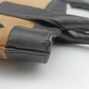 Pre-owned Gucci Sherry Line beige×Black×Red×Green canvas×leather 002.11 handbag | stylenewstar