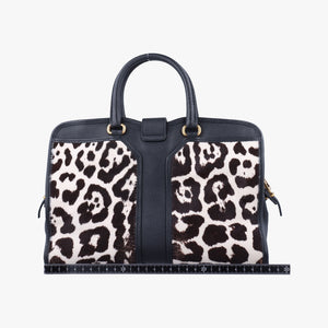 Pre-owned Yves Saint Laurent Cabas ChYc Mini Multicolour Leather×ponyhair 297957 shoulderbag | stylenewstar