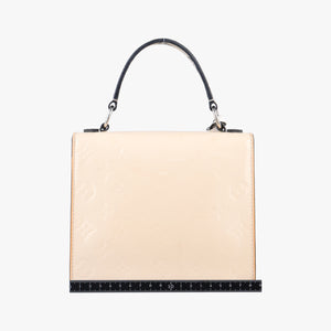 Pre-owned Louis Vuitton Spring Street PM Creme×Rose Vernis M90454 shoulderbag | stylenewstar