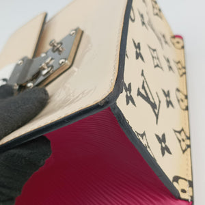 Pre-owned Louis Vuitton Spring Street PM Creme×Rose Vernis M90454 shoulderbag | stylenewstar