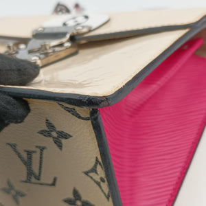 Pre-owned Louis Vuitton Spring Street PM Creme×Rose Vernis M90454 shoulderbag | stylenewstar