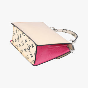 Pre-owned Louis Vuitton Spring Street PM Creme×Rose Vernis M90454 shoulderbag | stylenewstar