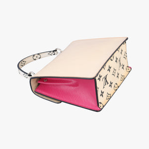 Pre-owned Louis Vuitton Spring Street PM Creme×Rose Vernis M90454 shoulderbag | stylenewstar