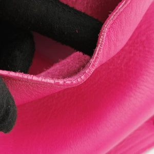 Pre-owned Yves Saint Laurent Y Ligne Petit Cabas Rose Leather 311210 shoulderbag | stylenewstar