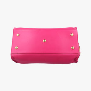 Pre-owned Yves Saint Laurent Y Ligne Petit Cabas Rose Leather 311210 shoulderbag | stylenewstar