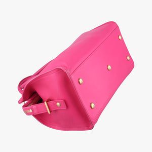 Pre-owned Yves Saint Laurent Y Ligne Petit Cabas Rose Leather 311210 shoulderbag | stylenewstar