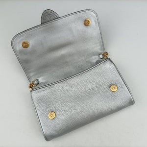 Pre-owned Miu Miu Miu Lady Silver Leather shoulderbag | stylenewstar